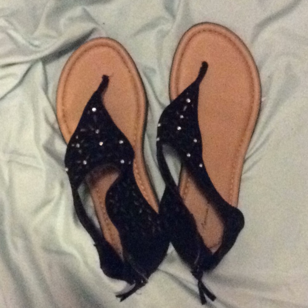 Black sandals